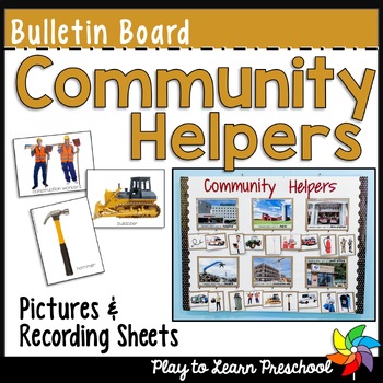 Preview of Community Helpers Bulletin Board