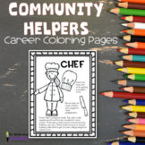 Community Helpers Career Coloring Pages