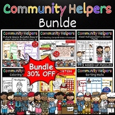 Community Helpers Career Day BUNDLE Coloring Pages & More 