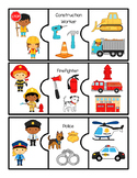 Community Helpers Center Activity and Puzzles
