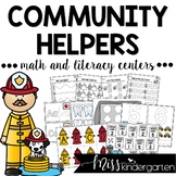 Community Helpers Worksheets and Centers Preschool and Kin