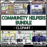 Community Helpers Clip Art Bundle