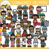 Community Helpers Kids Clip Art Set One {Whimsy Clips Occupations Clip Art}