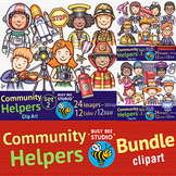 Community Helpers Clipart Bundle