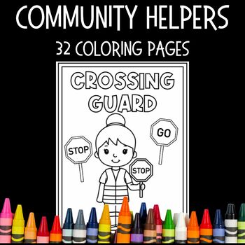 Preview of Community Helpers Coloring (36 Coloring Pages)