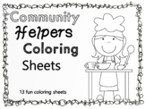 community helpers coloring worksheets teaching resources tpt