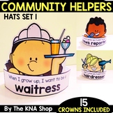 Community Helpers Coloring Writing Activities Headbands Ha