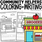 Community Helpers Coloring and Writing Activities | Labor 
