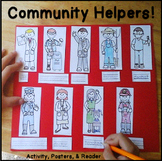 Community Helpers Craft Coloring Page Worksheet Preschool 