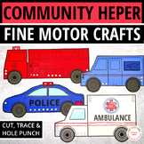 Community Helpers Crafts Fire Truck Police Ambulance Post 