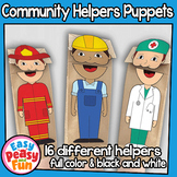 Community Helpers Crafts, Community Workers Paper Bag Pupp