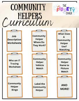 Preview of Community Helpers Curriculum