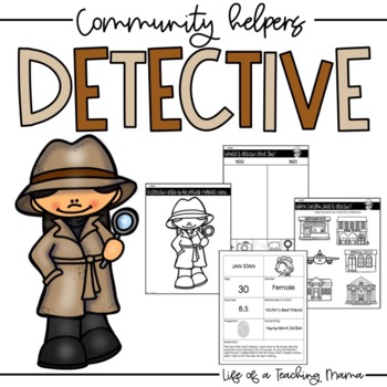 Community Helpers: Detectives by Life of a Teaching Mama - Keyla Kuehler