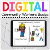 Community Helpers Digital Basics for Special Ed | Distance