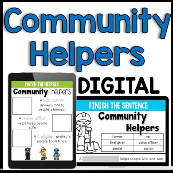 Community Helpers [Distance Learning for Google Classroom] by Kristen ...