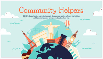 Preview of Community Helpers, Distant Learning- Google Drive