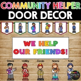 Community Helpers Door Display | Bulletin Board Décor Set 