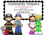 Community Helpers ~ Power Point  and ELA activities in PDF