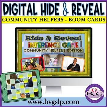Preview of Community Helpers Edition Hide and Reveal Digital GAME Interactive BOOM CARDS