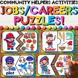 Community Helpers & Equipment Puzzle Activities for Job & 