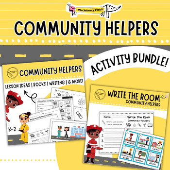 Preview of Community Helpers: Everyday Heroes! Activity Bundle | K-2 Social Studies