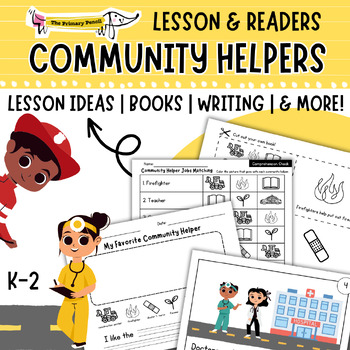 Preview of Community Helpers: Everyday Heroes! K-2 Pack | Elementary Social Studies