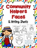 Community Helpers Faces & Writing Sheets