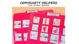 Community Helpers File Folder Games