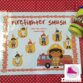 Community Helpers-Fire Fighter Vocabulary SMUSH mats