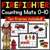 Community Helpers: Firefighter Counting Mats and Ten Frames