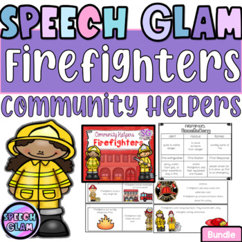 Preview of Community Helpers: All About Firefighters (Boom Cards included)