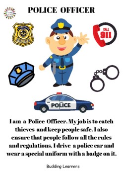 Community Helpers Flash Cards(Pack of 12) by Budding Learners by Navika ...