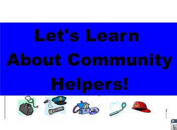 Preview of Community Helpers Flip Chart