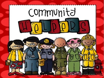 Preview of Community Helpers: Flipchart and Worksheets