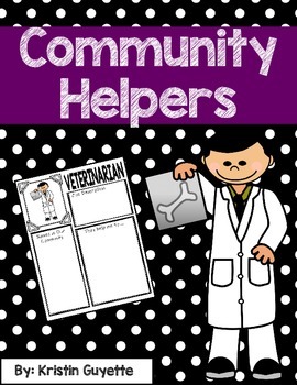 Preview of Community Helpers Graphic Organizers