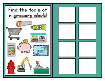 Community Helpers: Grocery Clerks Adapted Book (Clip Art) by Ms Vs ...