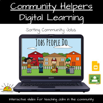 Preview of Community Helpers - Jobs People Do Interactive Slides