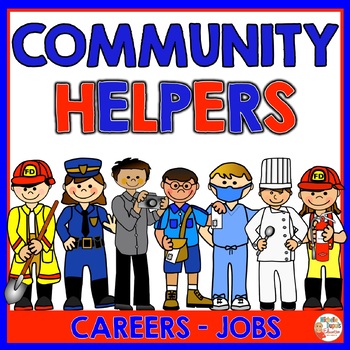 Preview of Community Helpers Presentation - Preschool, K, 1st, 2nd - Perfect for Career Day