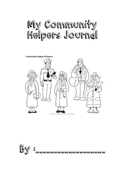 Preview of Community Helpers Journal