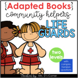 Community Helpers Lifeguard Adapted Books [ Level 1 and Level 2]