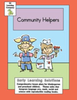 Preview of Community Helpers Literacy Math Theme