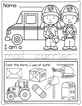 Community Helpers: Mail Carrier by Rainey Cloud Classrooms | TpT