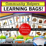 Community Helpers Matching and What Belongs Learning Bags 