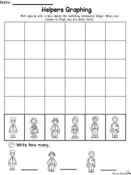 Community Helpers Math Activities - FREE by Key to Kinders | TpT