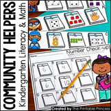 Community Helpers Math and Literacy Activities for Kindergarten