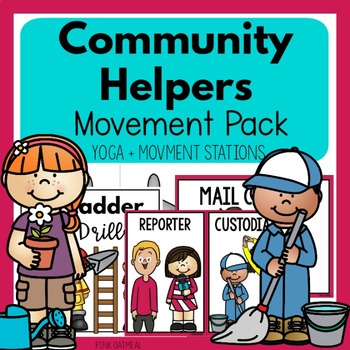 Preview of Community Helpers Movement Pack