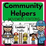 Community Helpers Movement Stations