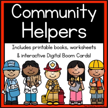 Community Workers / My School Community Helpers { printable books ...