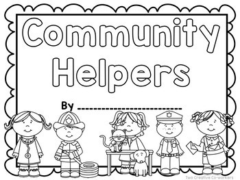 Community Workers / My School Community Helpers { printable books