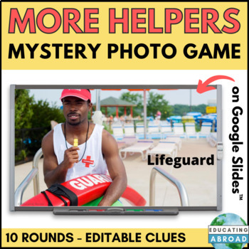 Preview of Community Helpers Mystery Photo Game | Engaging Vocational Skills Activity